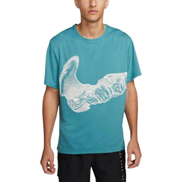 Nike Nike Clothing T Shirts Men's Tea Green Crew Neck