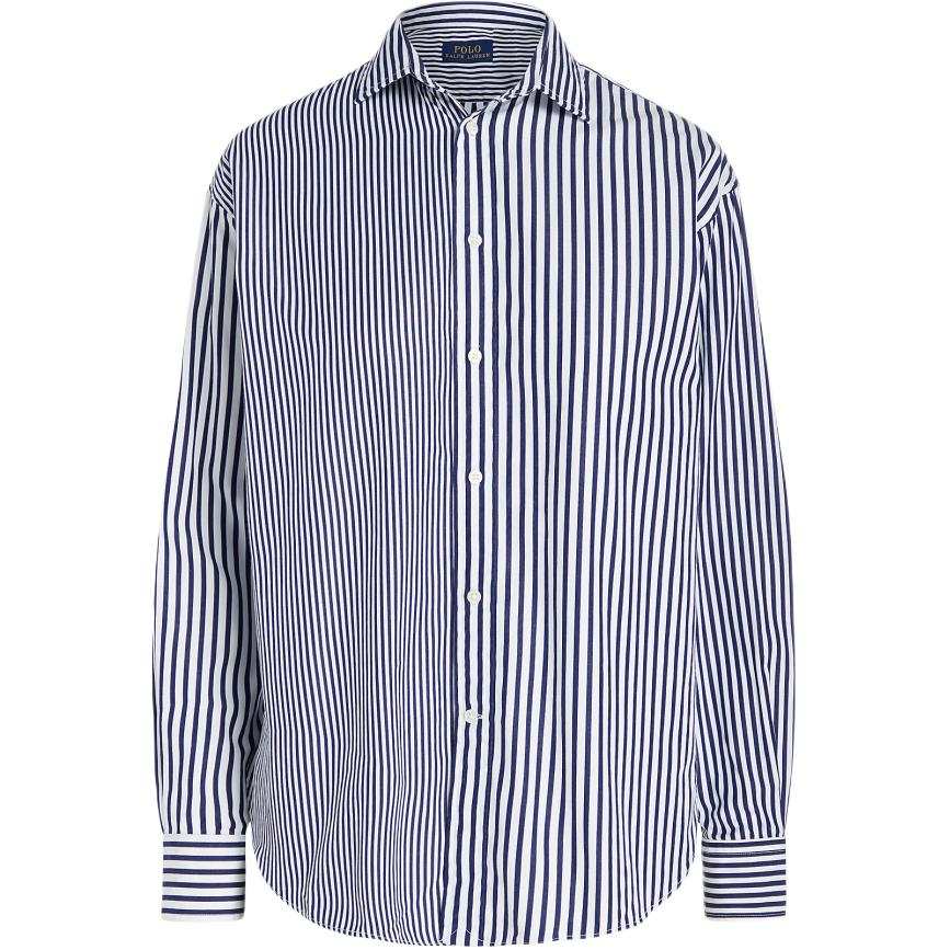 Polo Ralph Lauren SS22 Shirt Loose Fit Women's Marine Blue