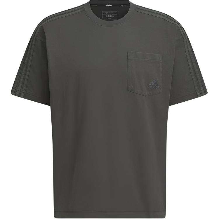 Adidas Adidas T Shirts Unisex Black Crew Neck Moderate Straight Fit