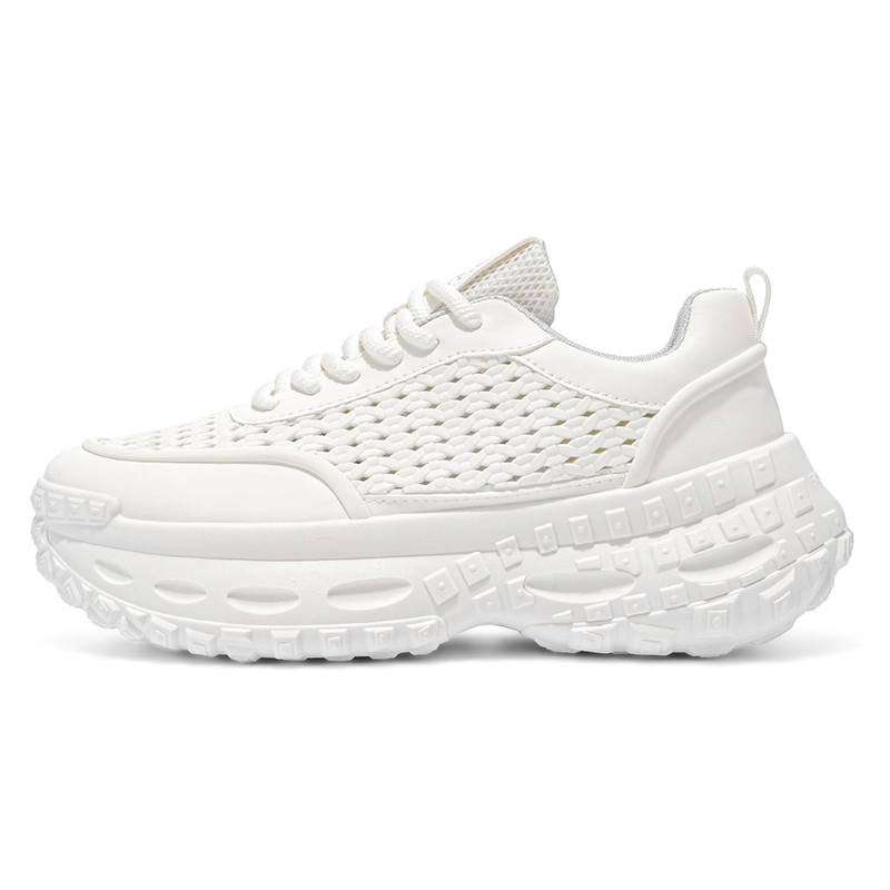 PAIKEJINGPAO Cushioning Abrasion Resistant Breathable Low top Chunky Sneakers Men's