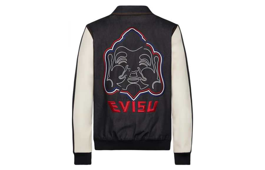 EVISU EVISU Jackets Men's Dark Blue Lapel Moderate Other
