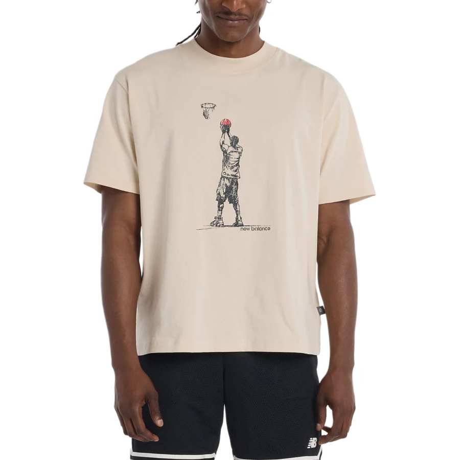 New Balance New Balance Graphic SS25 Hoops Player T Shirt Men's