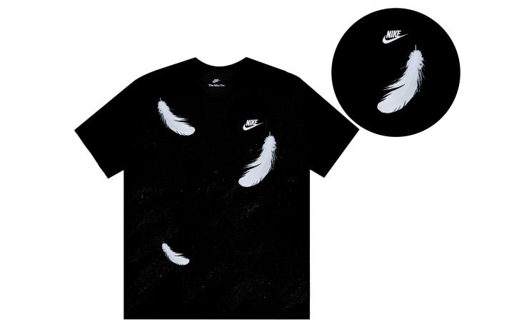 Nike Nike T Shirts Unisex Black Crew Neck Moderate Straight Fit