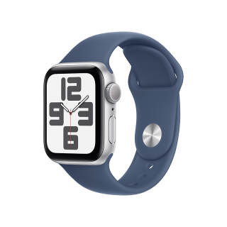 Apple Watch SE 2024 GPS Edition Aluminum Metal Watch Case, Sports Strap Smart Watches