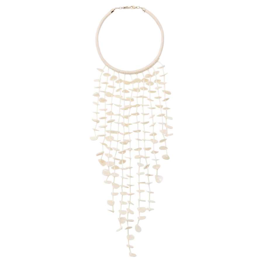 ZARA ZARA Shell Necklaces Women's Ecru