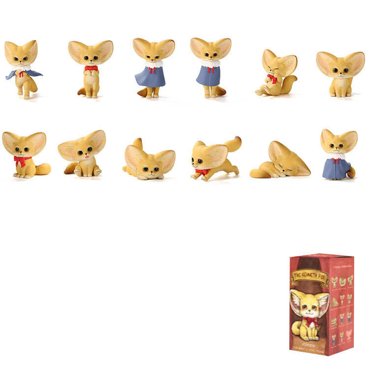 POP MART POP MART Kenneth Little Fox Collection Mystery Boxes Whole Set 12 Pcs