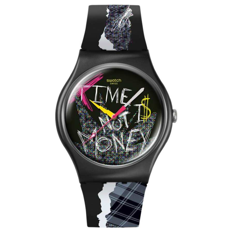 SWATCH NO RULES Quartz Movement 30m Waterproof Men's Watches Watch 41mm Multicolor Watch Dial