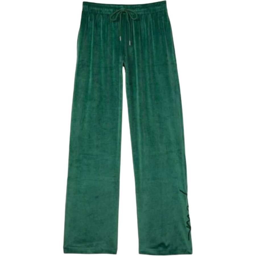 Victoria's Secret PINK Casual Pants Women's Satin Green