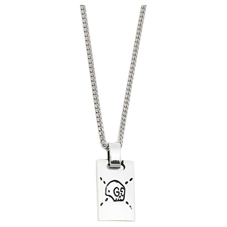 GUCCI GUCCI Sterling Silver GUCCIGhost Necklace