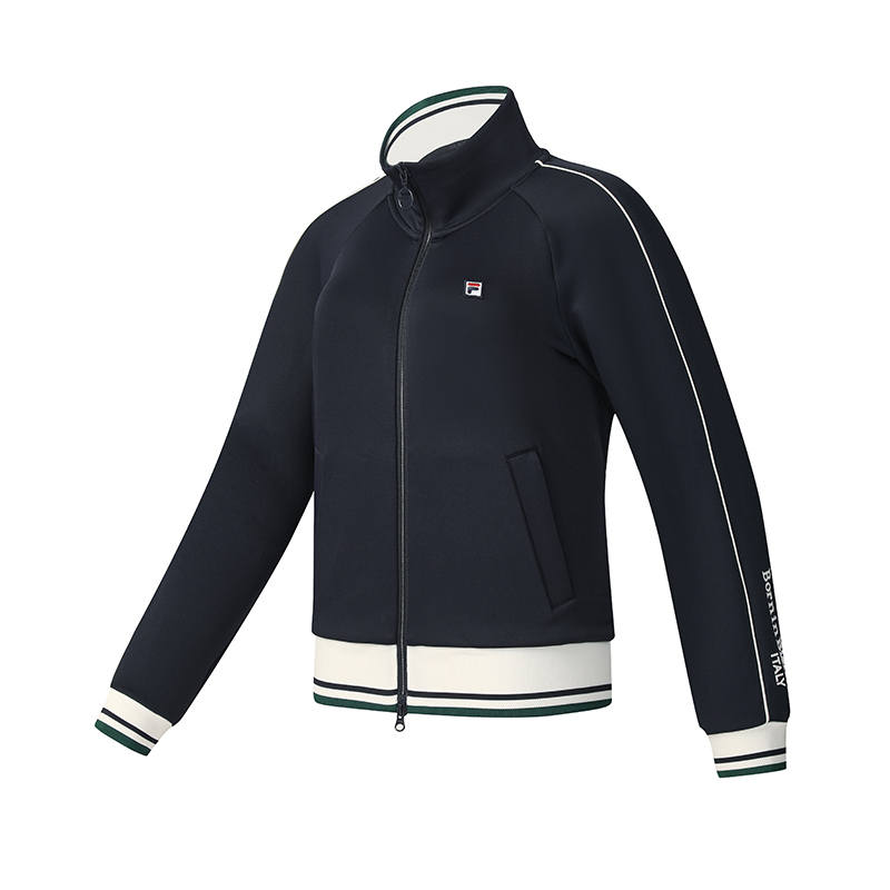 FILA Tennis Jackets Women's RD Royal Blue Stand Collar Moderate Other