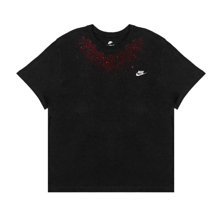 Nike Nike T Shirts Unisex Black Crew Neck Moderate Straight Fit