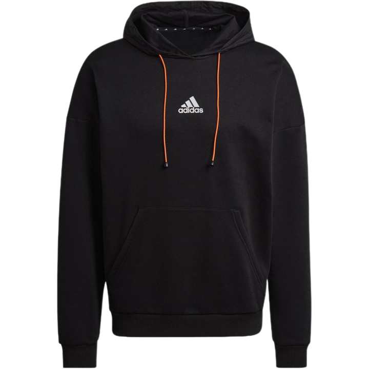 Adidas Adidas Sportswear Sweatshirts Men's Black Hooded Moderate Regular