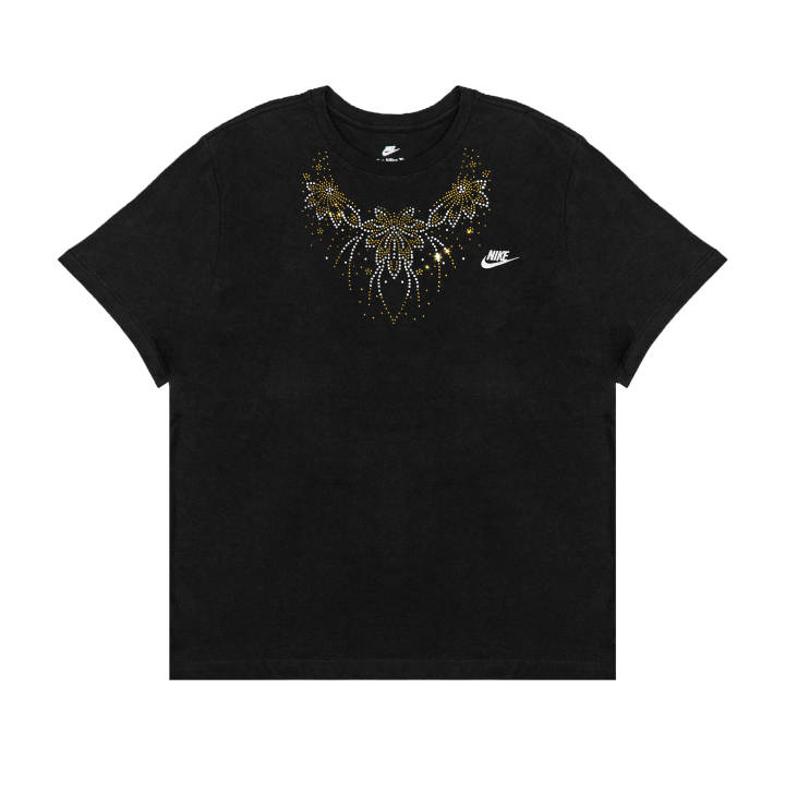 Nike Nike T Shirts Unisex Black Crew Neck Moderate Straight Fit