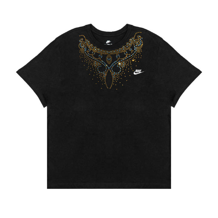 Nike Nike T Shirts Unisex Black Crew Neck Moderate Straight Fit