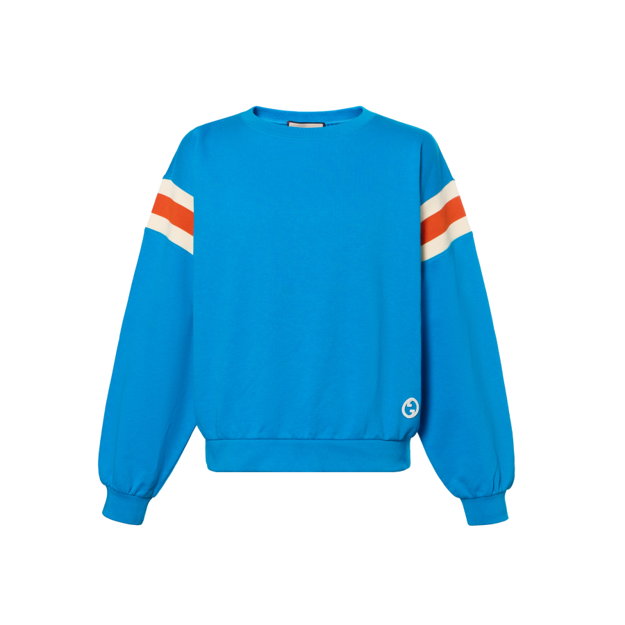 GUCCI GUCCI SS23 Sweatshirt Men's Blue