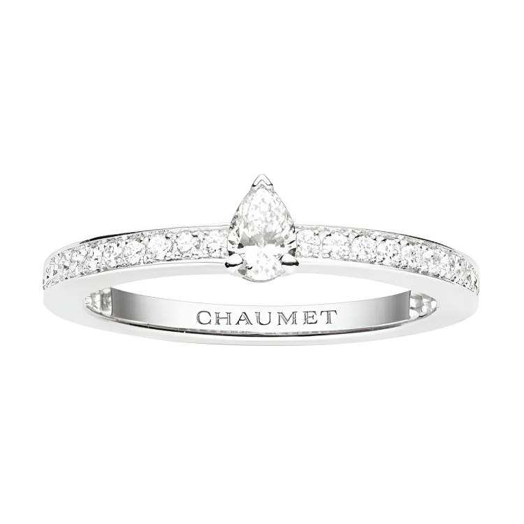 Chaumet Chaumet Diamond Platinum Rings Women's