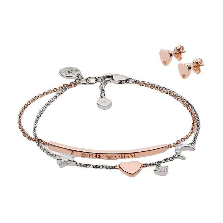 EMPORIO ARMANI Silver Bracelets Women's Rose