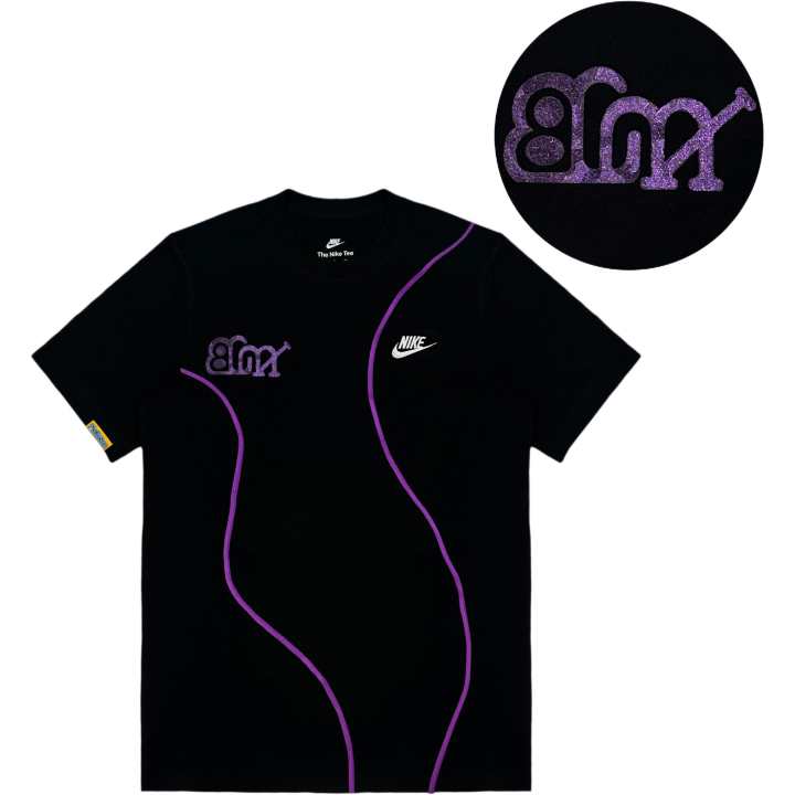 Nike Nike T Shirts Unisex Black Crew Neck Moderate Straight Fit
