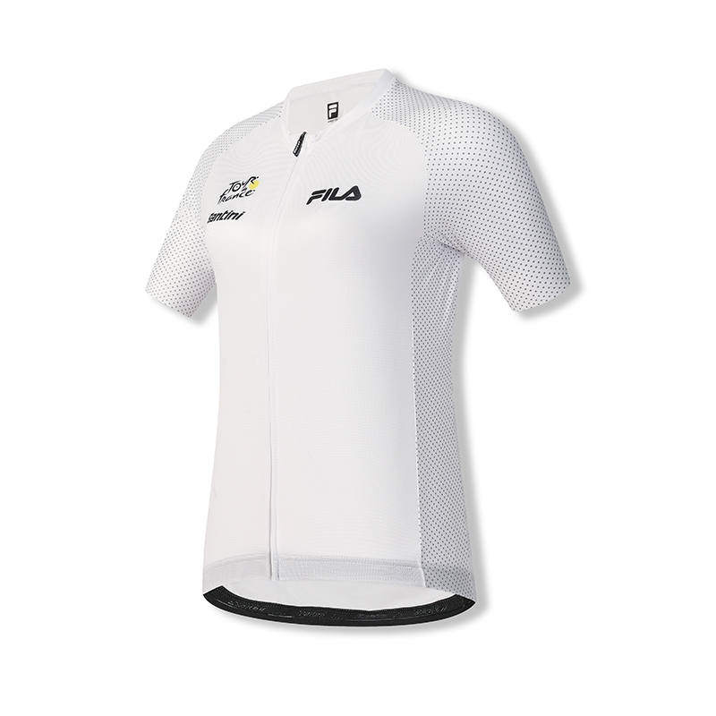FILA CYCLING Clothing Women's Jade White WT Crew Neck Moderate