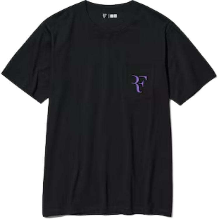 UNIQLO T Shirts Men's Black Crew Neck