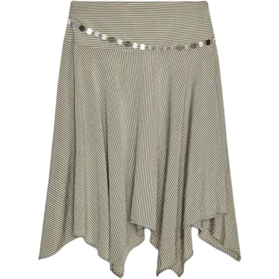 ZARA Casual Long Skirts Women's Beige Brown Moderate Midi Dress Other