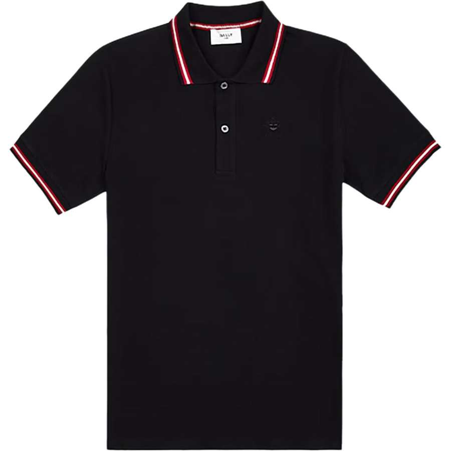 BALLY Piqué Collar trimmed Polo Shirt