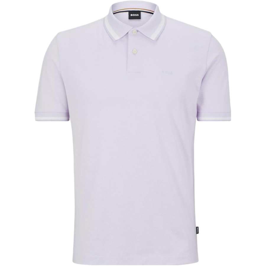 HUGO BOSS SS23 Polo Shirt Men's Light Purple