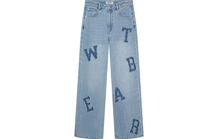 Teenie Weenie Jeans Women's Medium Blue Moderate Straight Fit Pants