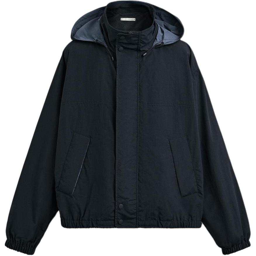ZARA Jackets Men's Sea Blue Turtleneck Moderate Other