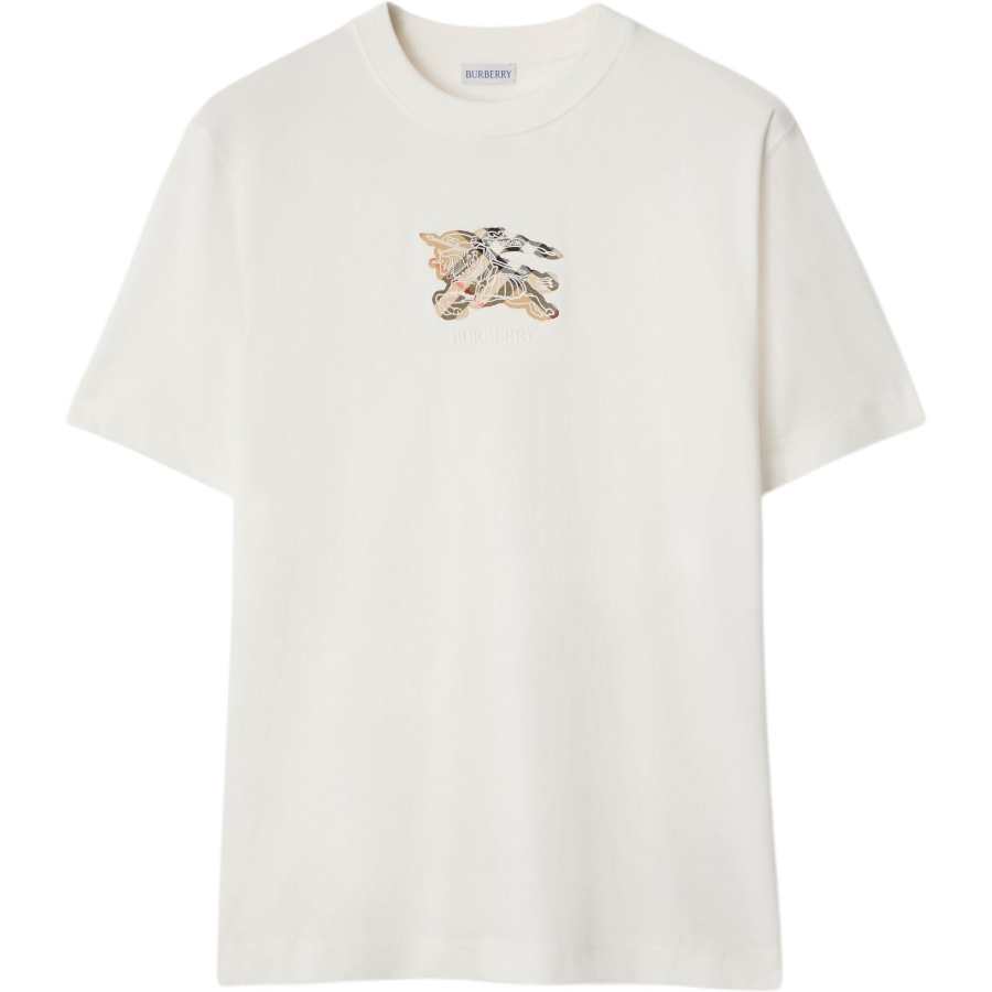 Burberry Ekd Check Crewneck T-Shirt