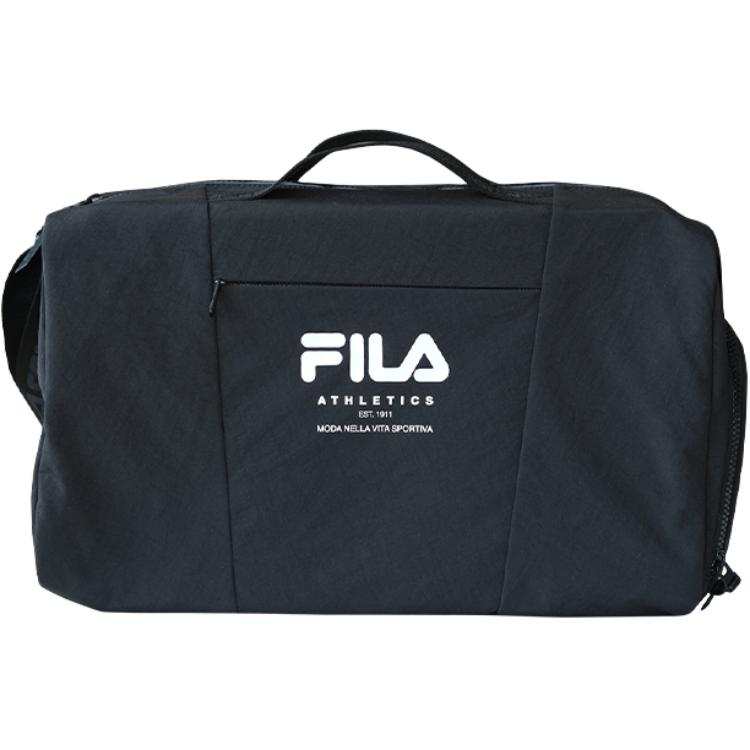FILA Non detachable Shoulder Strap Travel Storage Bag Unisex Black