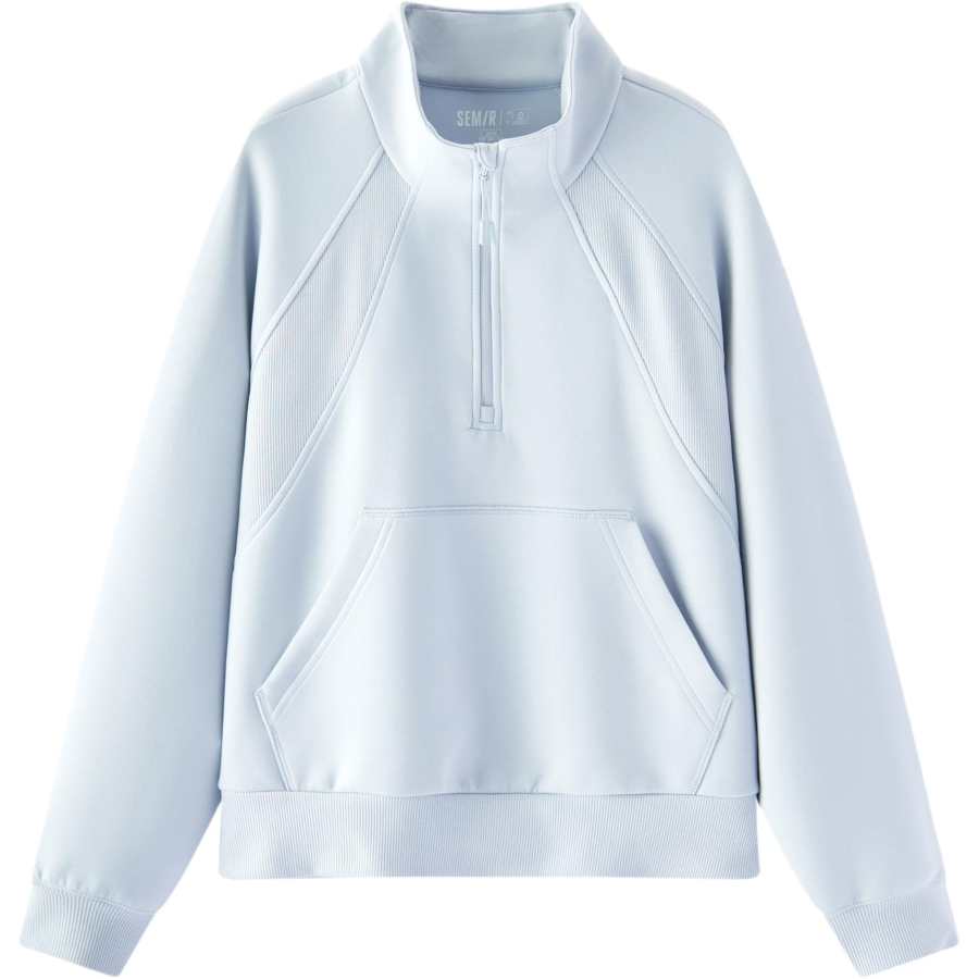 Semir Sweatshirts Women's Stand Collar Moderate Regular