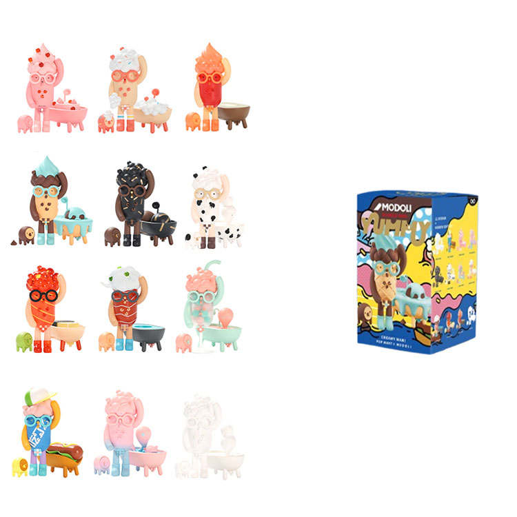 POP MART POP MART MODOLI YUMMY Mystery Boxes Single Mystery Box/Whole Box 12 Pcs