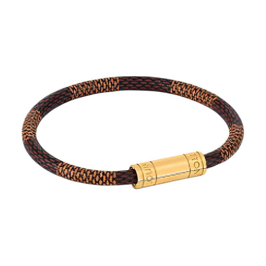 LOUIS VUITTON LOUIS VUITTON KEEP IT Metal Bracelets Unisex Brown