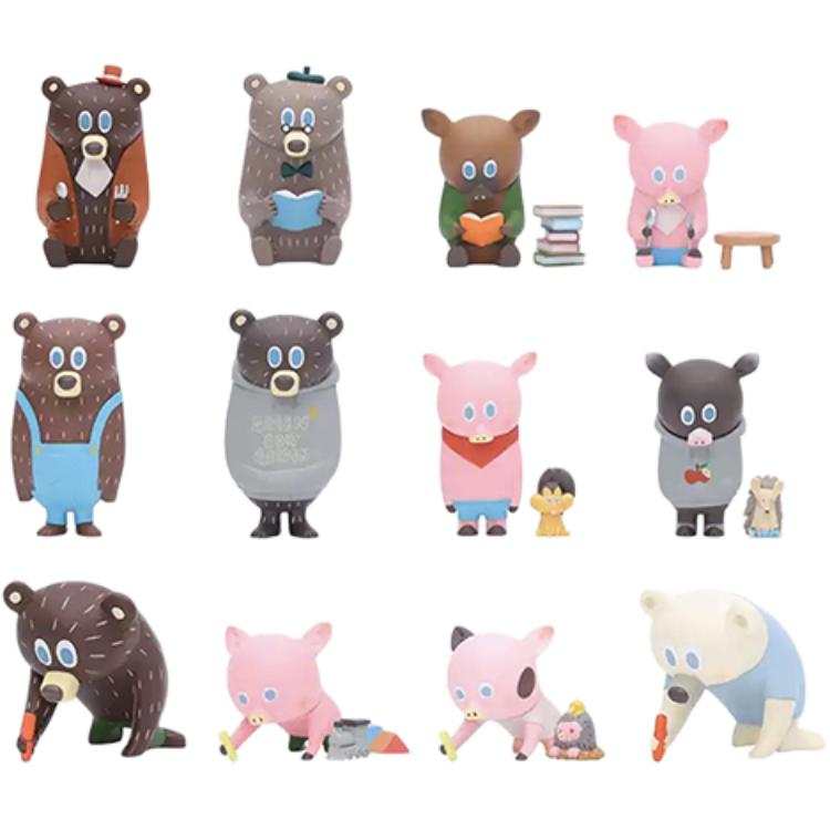 POP MART GREEN COW GARDEN MINI Shinya Ogawa Mystery Boxes Single Mystery Box/Whole Box 12 Pcs