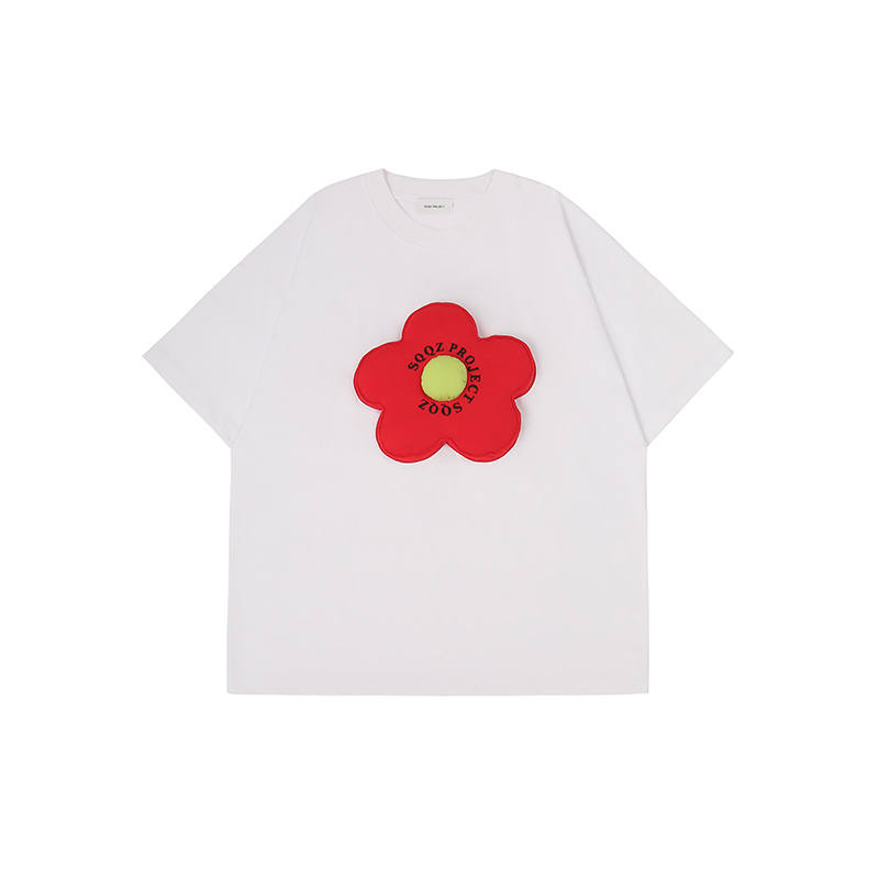 SQQZ Project Heavyweight Crew Neck Loose Fit T Shirt Unisex