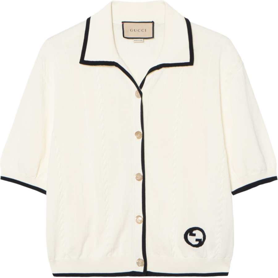 GUCCI FW23 Knitwear Women's Ivory White
