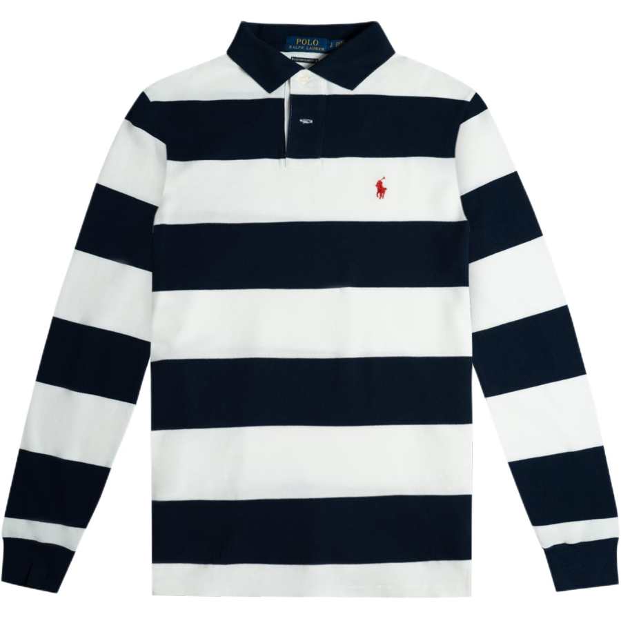 Polo Ralph Lauren Polo Shirt Custom Slim Fit Men's Marine Blue