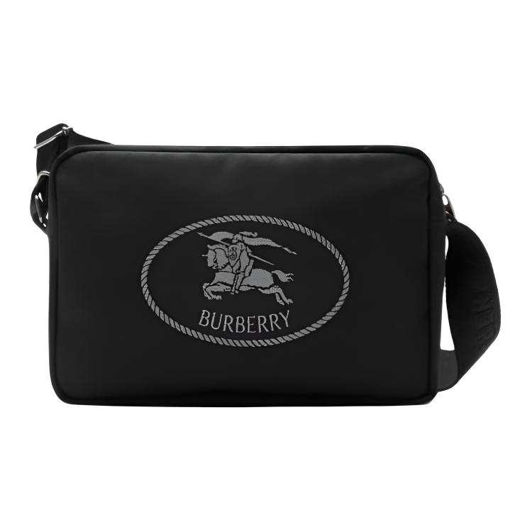 Burberry Polyester Shoulder Bag, Crossbody Bag Men's Black