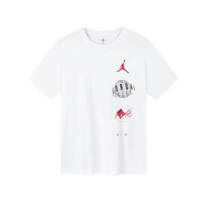 Jordan Jordan T Shirt White Children Aged 3 7 Years Old