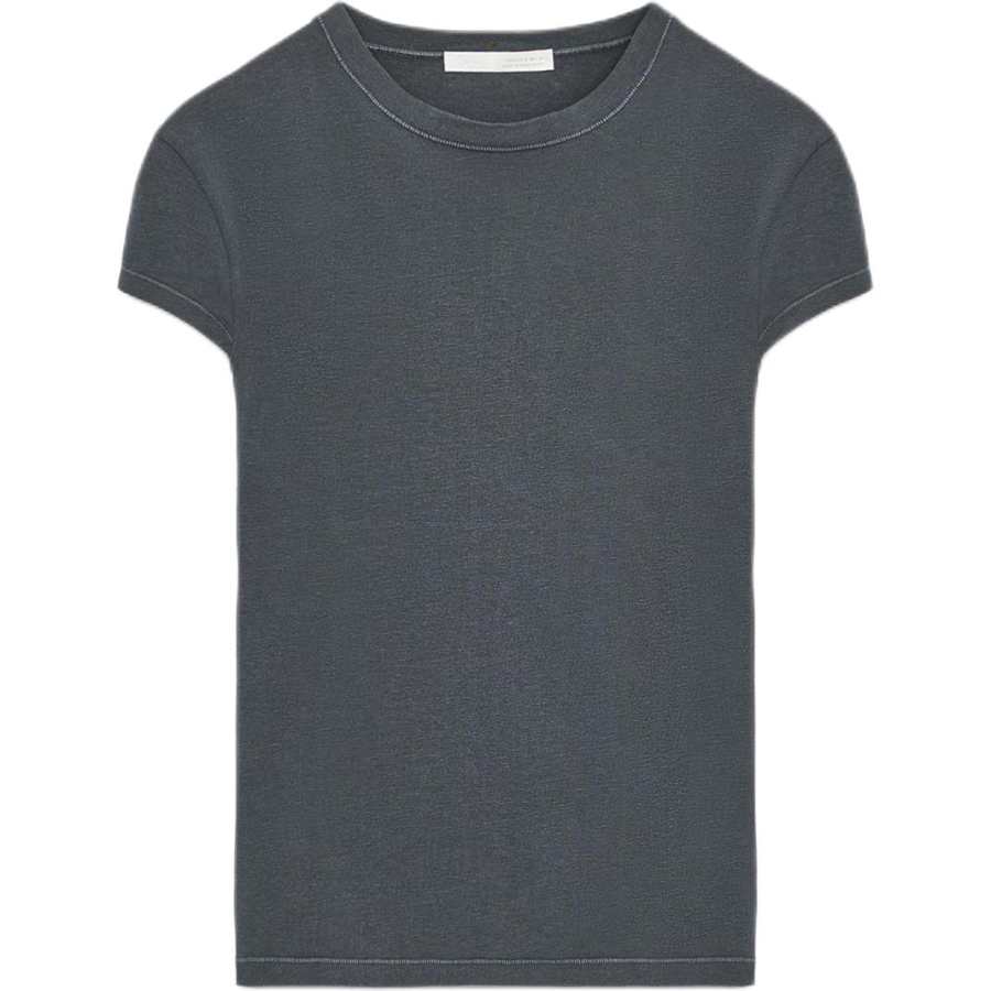 ZARA T Shirts Women's Lead Crew Neck Thin