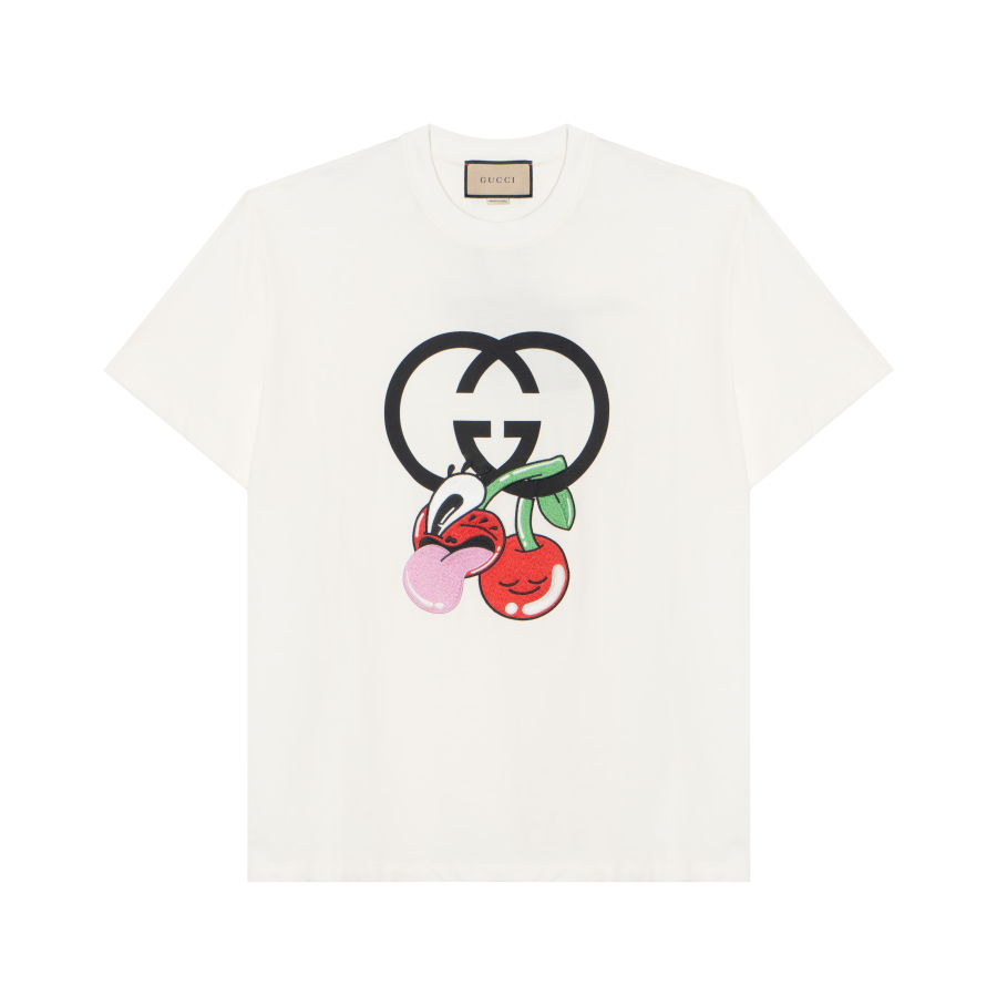 GUCCI T Shirts Women's White Crew Neck Moderate