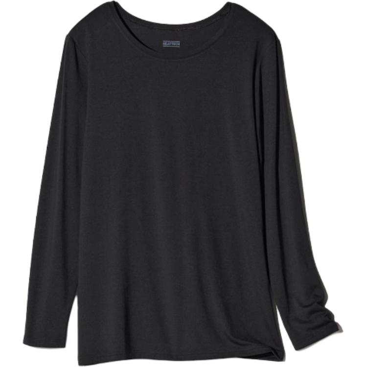 UNIQLO T Shirts Women's Black Crew Neck