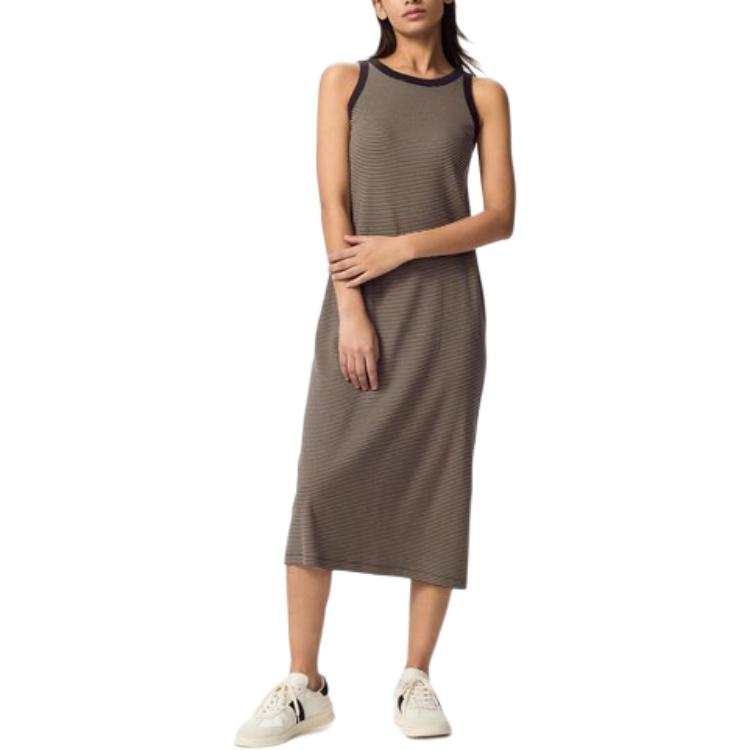 UNIQLO Sleeveless Dress Women's Dark Brown