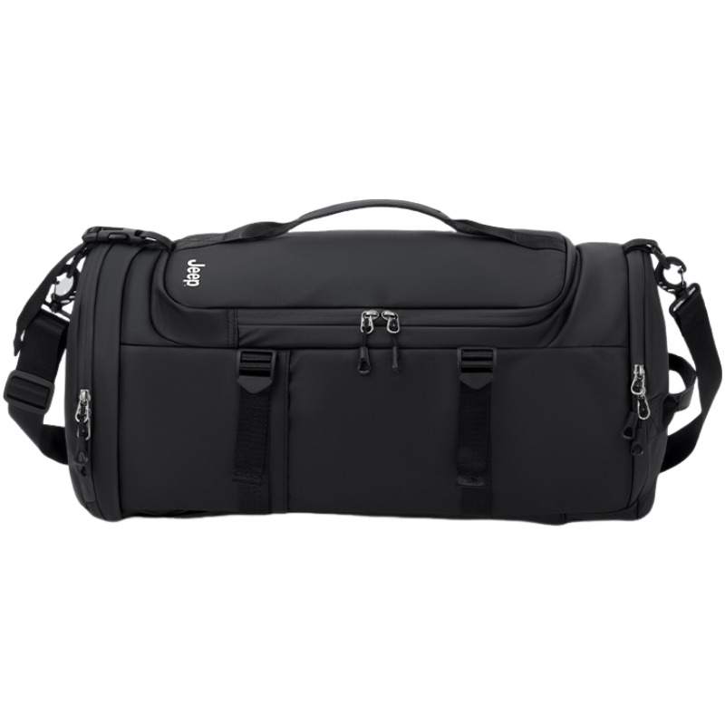 Jeep PVC Travel Bag Men's Black