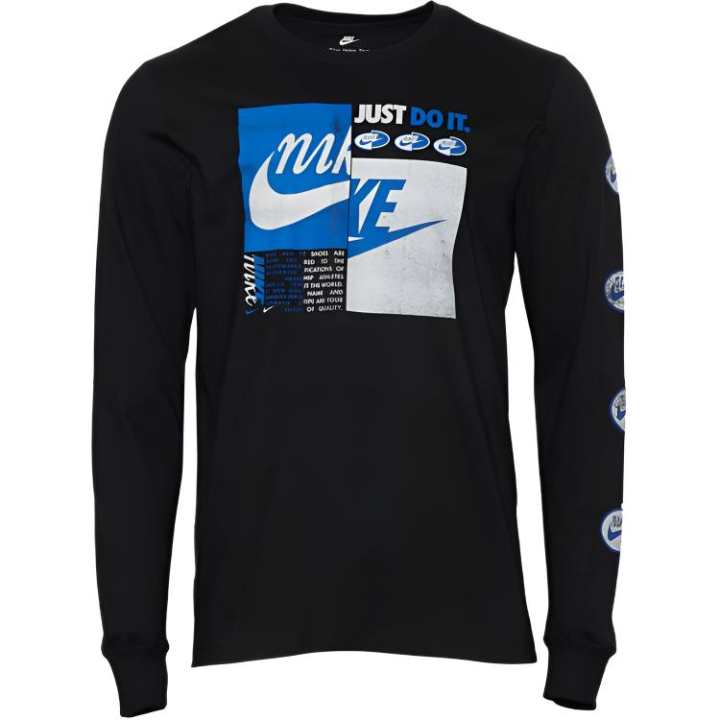 Nike Nike Clothing T Shirts Men's Black Crew Neck