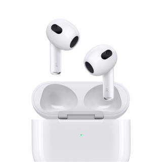 Apple AirPods 3 With Lightning Charging Case, True Wireless Half In ear Bluetooth Headset