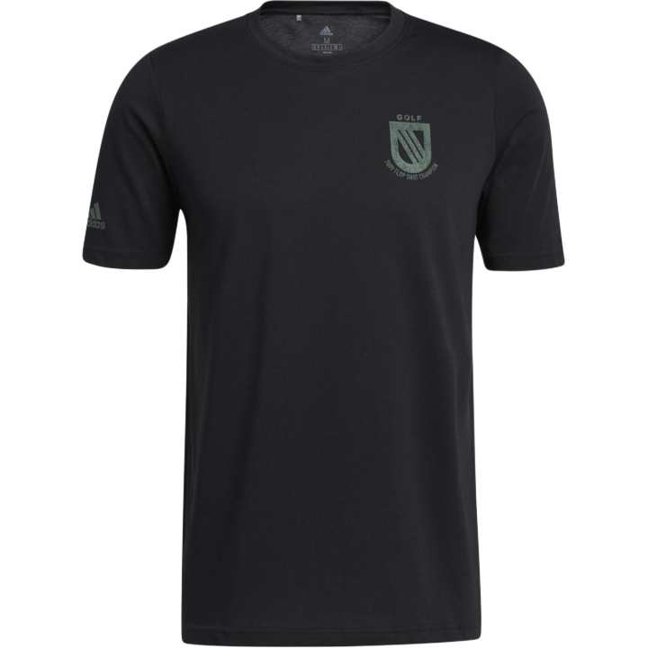 Adidas Adidas T Shirts Men's Black Crew Neck Moderate Straight Fit
