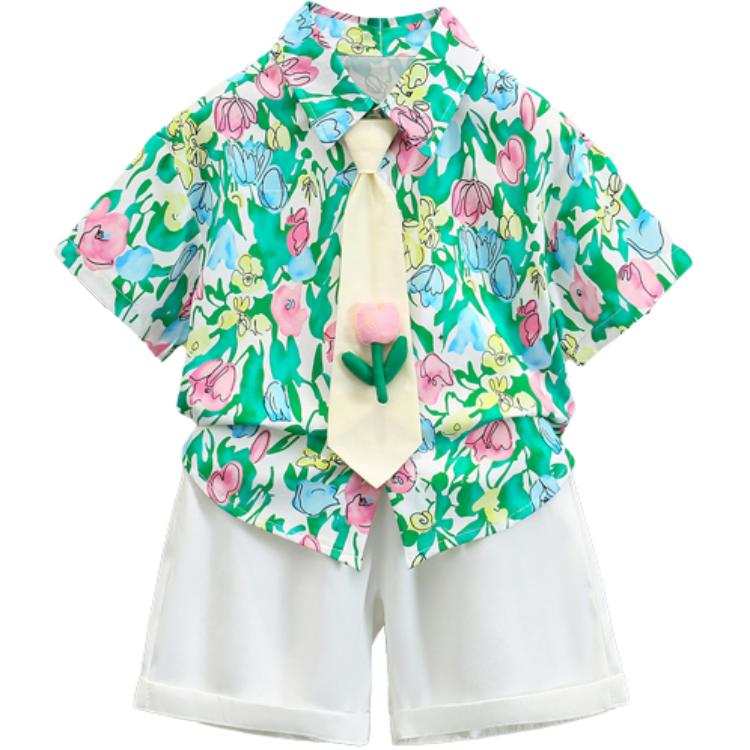 PROTECTCAMEL Pre School Casual Sportswear Crew Neck Moderate Short
