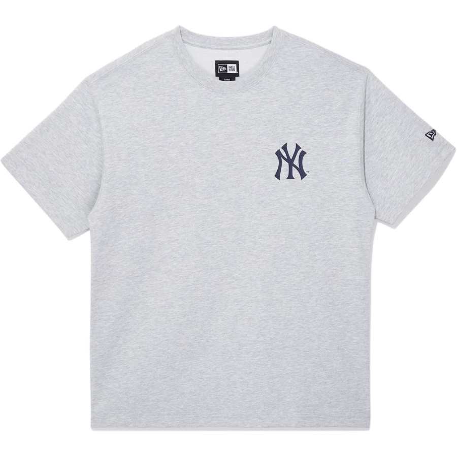 New Era T Shirts Unisex Gray Crew Neck Moderate